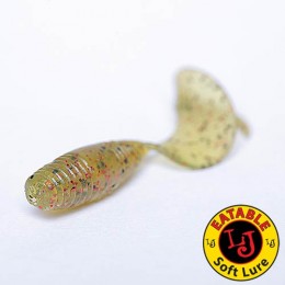 Силиконовая приманка LUCKY JOHN Pro Series J.I.B TAIL 2.0" цвет PA03 (уп. 10шт)