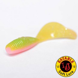 Силиконовая приманка LUCKY JOHN Pro Series J.I.B TAIL 2.0" цвет T42 (уп. 10шт)