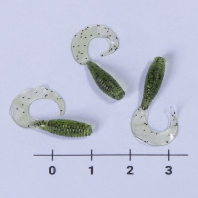 Силиконовая приманка LUCKY JOHN Pro Series MICRO GRUB 1.0" цвет PA01 (уп. 15шт)