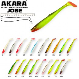 Силиконовая приманка AKARA Jobe 130мм цвет K33 (уп. 3 шт.)