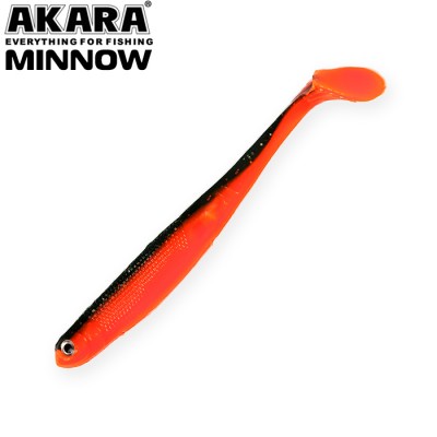 Силиконовая приманка AKARA Minnow 100мм цвет D 3 (уп. 3 шт.)