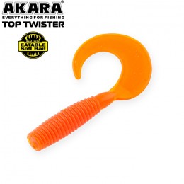 Силиконовая приманка AKARA Eatable Top Twister 20мм цвет 11 (уп. 10 шт.)
