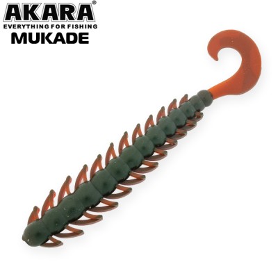 Силиконовая приманка AKARA Mukade 150мм цвет 11 (уп. 3 шт.)