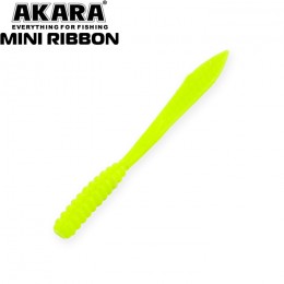 Силиконовая приманка AKARA Mini Ribbon 50мм цвет 04Y (уп. 10шт.)