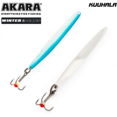Блесна Akara Ice Kuuhala 70 9 гр цвет Sil/Bu
