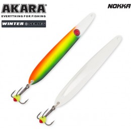 Блесна Akara Ice Nokka 75 10 гр цвет 27-Sil/Sil
