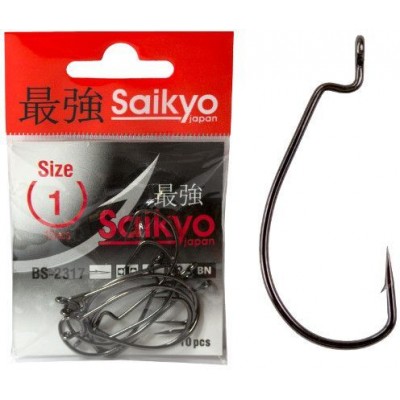 Крючки Saikyo BS-2317 BN №11/0 (3 шт)