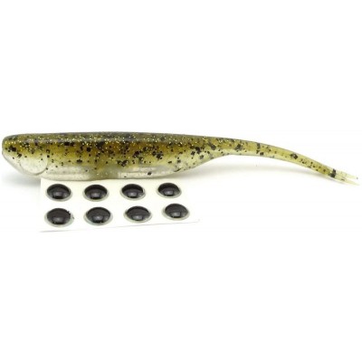 Силиконовая приманка Jackall Jazzy Fish 3" цвет Green Pumpkin Gold/Pearl Silver