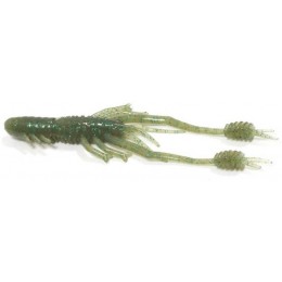 Силиконовая приманка Reins Ring Shrimp 4" цвет Moebi (8шт)