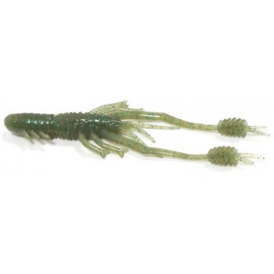 Силиконовая приманка Reins Ring Shrimp 4" цвет Moebi (8шт)