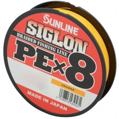 Плетенка Sunline Siglon PE X8 0.223мм 150м оранжевый