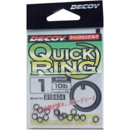 Заводные кольца Decoy R-7 Qucik Ring #1 (15шт)