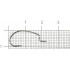Крючок офсетный Decoy Worm 19 S.S. Hook №6 (9 шт)