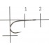 Крючок одинарный Decoy Single 31 Tracin Single №6 (10 шт)