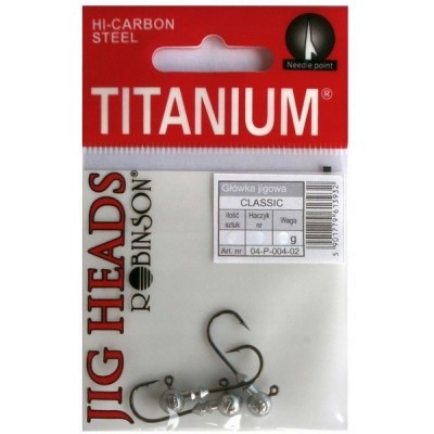 Джиг-головка Robinson Titanium 5/0 14 гр (3 шт)