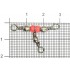 Вертлюг тройной Namazu Tripple Swivel BN № 7х9 17 кг (10 шт)