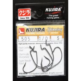 Крючок офсетный Kujira Spinning 505 BN № 4 (5 шт)