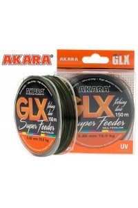 Леска Akara GLX Super Feeder 150 м 0,33 мм разноцветная Леска Akara GLX Super Feeder 150 м 0,33 мм разноцветная
