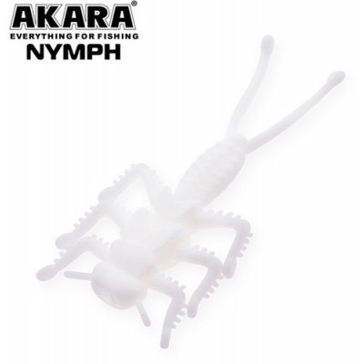 Силиконовая приманка Akara Nymph цвет 02T (8 шт)