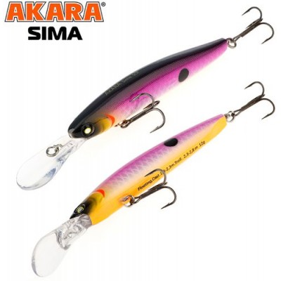Воблер Akara Sima 90F 12 гр цвет A62 Воблер Akara Sima 90F 12 гр цвет A62
