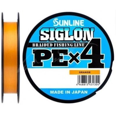 Плетенка Sunline Siglon PE х4 150м оранжевый #2.5 0,270мм