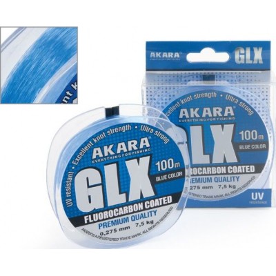 Леска Akara GLX Premium Blue 100м 0,20мм
