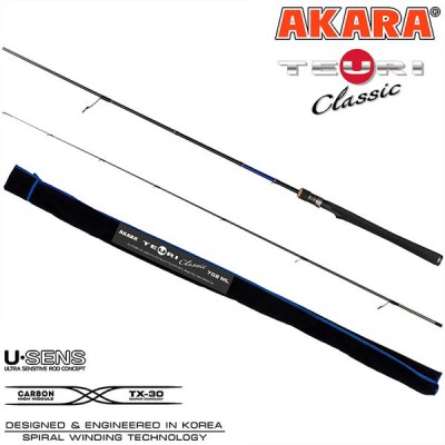 Спиннинг Akara Teuri Classic ML702 210см 5,5-17,5гр Medium Fast