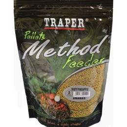 Прикормка TRAPER METHOD FEEDER PELLETS 0.5 кг 2 мм ананас