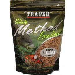 Прикормка TRAPER METHOD FEEDER PELLETS 0.5 кг 2 мм лещ