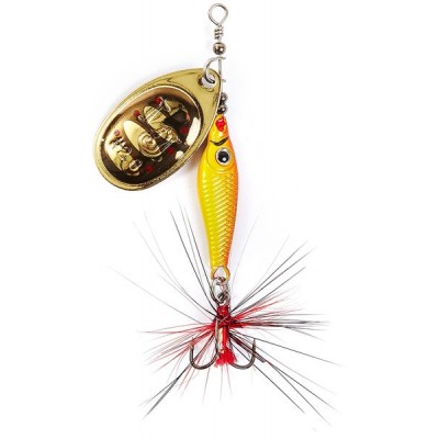 Блесна LUCKY JOHN TRIAN BLADE ROUND 12гр цвет 001