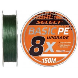 Плетенка Select Basic PE X8 150м тёмно-зелёный 0.10мм