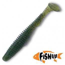 Силиконовая приманка FishUp U-Shad 3,5" (9шт) цвет 042 - Watermelon Seed