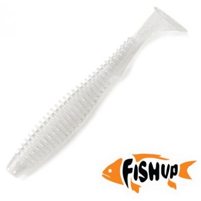 Силиконовая приманка FishUp U-Shad 3,5" (9шт) цвет 081 - Pearl