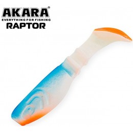 Силиконовая приманка AKARA Raptor R-4 цвет K9 (3 шт.)