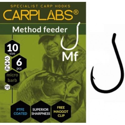 Крючок одинарный Konger Carplabs Method Feeder №12 (12шт)