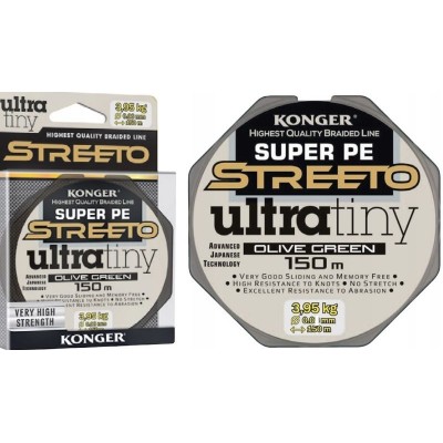 Плетенка Konger Stretto Ultra Tiny 150м 0,08мм