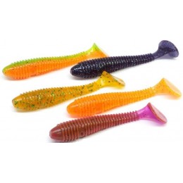 Силиконовая приманка Crazy Fish Vibro fat 3.2" цвет M121 (5шт) кальмар