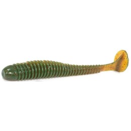 Силиконовая приманка Crazy Fish Vibro worm 4" цвет 14 (5шт) кальмар