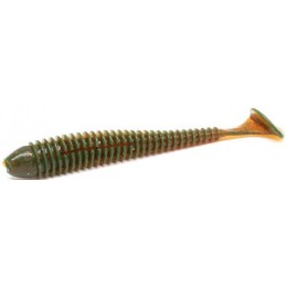 Силиконовая приманка Crazy Fish Vibro worm 3" цвет 10 (5шт) кальмар