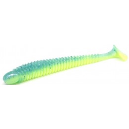 Силиконовая приманка Crazy Fish Vibro worm 4" цвет 40d (5шт) кальмар