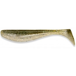 Силиконовая приманка FishUp Wizzle Shad 3" (8шт) цвет 202 - Green Pumpkin/Pearl