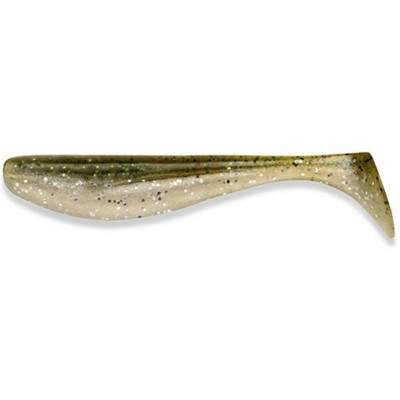 Силиконовая приманка FishUp Wizzle Shad 3" (8шт) цвет 202 - Green Pumpkin/Pearl