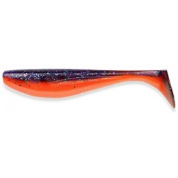 Силиконовая приманка FishUp Wizzle Shad 3" (8шт) цвет 207 - Dark Violet/Orange