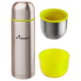 Термос Tonar TM-021-LG 1,0 л (дополн.пласт.чашка)