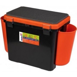Ящик зимний Helios FishBox 19 л односекционный оранжевый