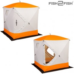 Зимняя палатка Fish2Fish Куб 200х200х225см с юбкой в чехле утепленная
