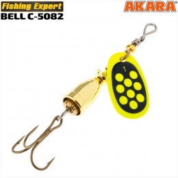Блесна Akara Bell C-5082 8 гр цвет 193 Yl/Go