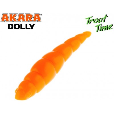 Силиконовая приманка Akara Trout Time DOLLY 1.8" Cheese цвет 100 (10 шт)