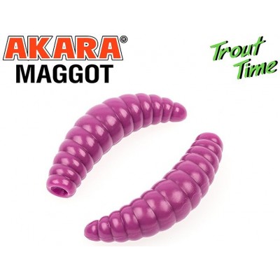 Силиконовая приманка Akara Trout Time MAGGOT 1.3 Cheese цвет 459 (12шт)