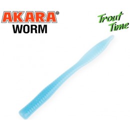 Силиконовая приманка Akara Trout Time WORM 3.0 Shrimp цвет 463 (10 шт)